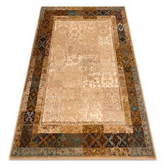 Tapete de Lã RugsX  Omega Lumena Étnico Vintage Kamel | 235X350 cm - 1