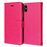 Capa PU Magunivers Flip 2-em-1 rosa para Apple iPhone X (Ten)_2