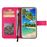 Capa PU Magunivers Flip 2-em-1 rosa para Apple iPhone X (Ten)_3