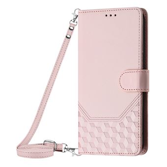 Capa com Alça de Ombro GANGXUN para ZTE Nubia P9 Pro 5G | Pele Sintética | Fecho Magnético | Rosa - 1