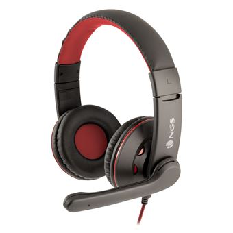 Auscultadores Gaming NGS VOX420DJ | Vermelho - 1