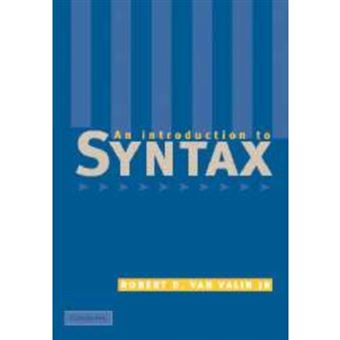 An Introduction to Syntax - Hardback - 2001 - 1