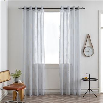 Cortina Estampada 3D Dourada BOD HOME Folhas Simples Azul | Individual | 140x260 cm | Azul - 1