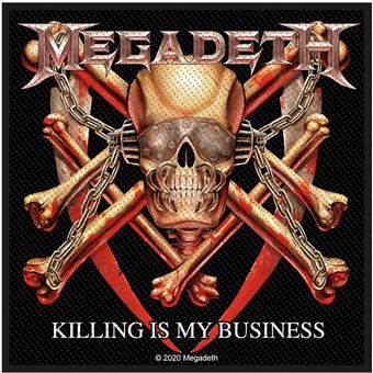 Emblema Rock Off Megadeth | Killing Is My Business| Patch - 1