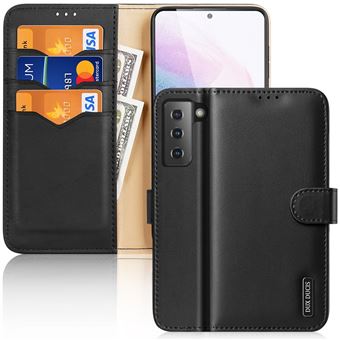 Capa Livro Horizontal Hivo Dux Ducis Hivo para Galaxy S21 Plus 5G - Preto - 1