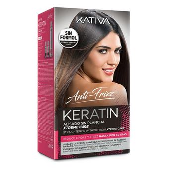 Tratamento Capilar Alisador Keratin Anti-frizz Xtrem Care Kativa | 3 Produtos Cabelos danificados - 1