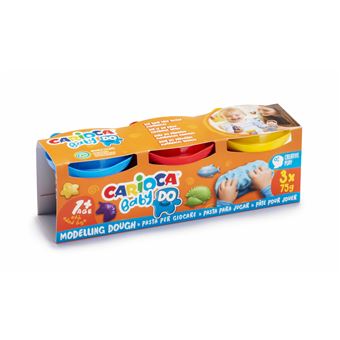 Plasticina Carioca Baby 43179 | 3X75ml - 1