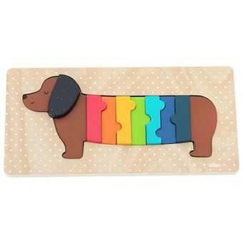 Puzzle de Madeira Vilac | Cão - 1