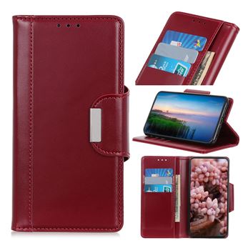 Capa Magunivers para Samsung Galaxy A31| PU |Apoio - Vermelho