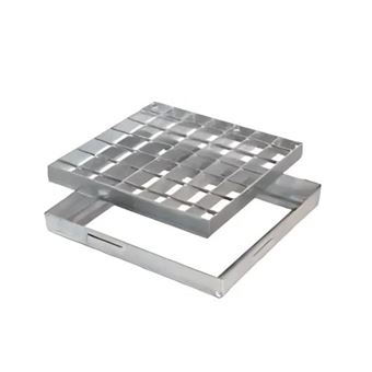 Grelha de Malha Maderterraneo | Aço Galvanizado | 40x40 cm - 1