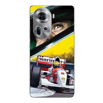 Capa Maniacase para Oppo Reno 11 5G | F1 Ayrton Senna Mclaren Legend Fórmula 1 - 1