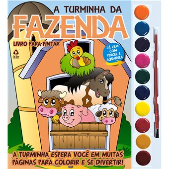 Turminha da Fazenda, a - Livro para Pintar - 1