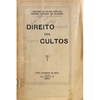 Direito dos cultos. - 1