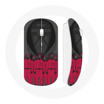 Rato Wireless Maniacase Squid Game O Homem Da Frente E Os Soldados - 1