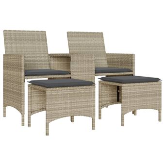Sofá de Varanda VidaXL 4003895 | Cinzento escuro - 1