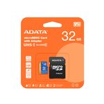 cartão de memória ADATA 32GB, microSDHC, Class 10 Cláss 10 UHS-I Preto e Azul