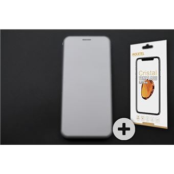 Conjunto com Película de Vidro Temperado e Capa Skyhe para Huawei P30 Pro Premium Prateado - 1