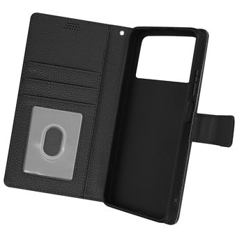 Capa Fólio Avizar Para Xiaomi Redmi Note 11 Pro Aba E Suporte De Vídeo Preto - 1