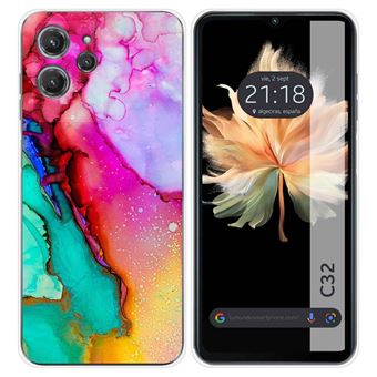 Capa de silicone TUMUNDOSMARTPHONE para Oukitel C32 | desenhos Marble 15 - 1