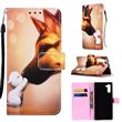 Capa Magunivers PU + TPU Impressão Padrão com Apoio Cão Beijando Gato para Samsung Galaxy Note 10/Note 10 5G