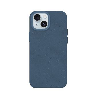 Capa de Silicone Biodegradável MisterCapas para iPhone 15 Plus - Azul - 1