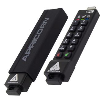 Unidade de Memória Usb Apricorn Aegis Secure Key 3NXC | Preto - 1