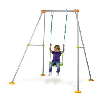 Baloiço de Bebé Smoby 7600310191 Swing Set - Verde, Cinzento e Laranja