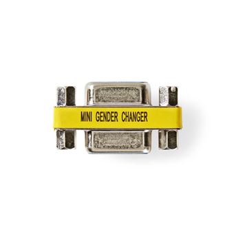 Conector Nedis CCVC59810ME | Prateado, Amarelo - 1