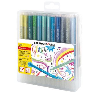 Caneta de feltro Eberhard Faber Fasermaler Glitter - 1