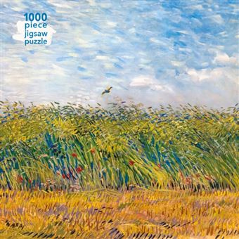 Adult Jigsaw Puzzle Vincent Van Gogh Wheat Field With A Lark By Flame Tree Publishing - 1