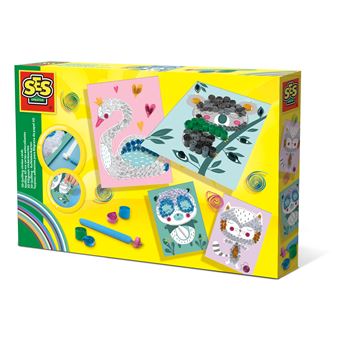 Kit Didático SES Cartões Adesivos Animais 3D - 1