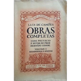 Obras escolhidas, volume i: redondilhas e sonetos. [2.ª edição] - 1