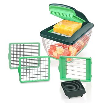 Triturador Manual de Alimentos Genius A27127 | Verde, Transparente - 1