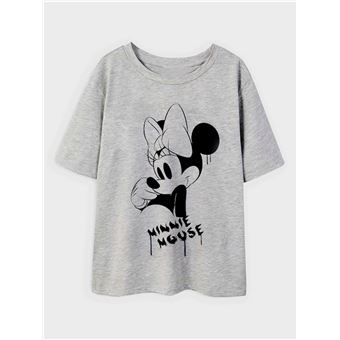 T-shirt Sun City da Minnie Mouse | Adulto | M - Cinzento Claro - 1