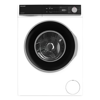 Máquina de Lavar Roupa Sharp ESNFB914BW1NA | 9 Kg | 1400 RPM | A | Branco - 1