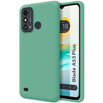 Capa de silicone líquido TUMUNDOSMARTPHONE para Zte Blade A53 Plus cor verde - 1
