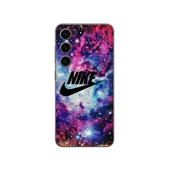 Capa Maniacase para Samsung Galaxy S25 Plus | Logotipo da Nike Preto Elegante Rosa Violeta Azul - 1