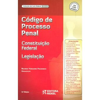 Código de Processo Penal - Coleção de Leis Rideel - 1