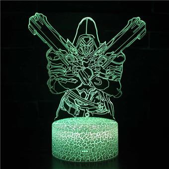 Lâmpada 3D HSMY | Infantil | Multicolorido com Controlo Remoto | Overwatch | 159 - 1