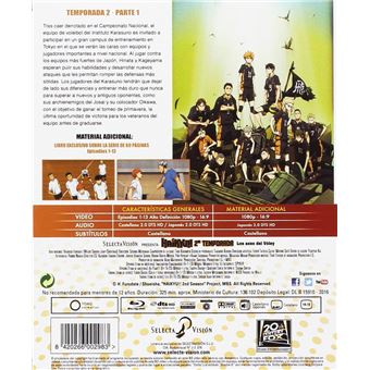 Haikyuu!! Temporada 1 Parte 1 Ep. 1 A 13./ Hailyu ! Los Ases Del Voley  (3Blu-ray) - Blu-ray - Compra filmes e DVD na