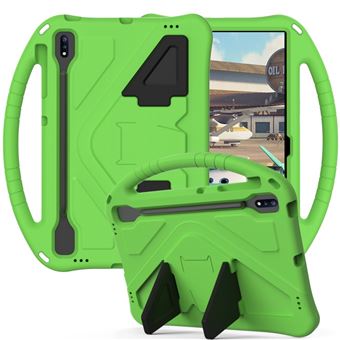 Capa e TPU à Prova de Choque, em EVA Verde Magunivers para Samsung Galaxy Tab S7 FE/Tab S7 Plus - 1