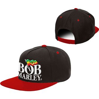 SnapBack Cap Rock Off Bob Marley | Logo | Preto - 1