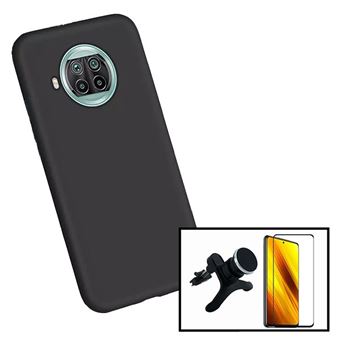 Kit Phonecare | Película de Vidro 5D Full Cover + Capa Silicone Líquido + Suporte Magnético Carro Reforçado para Xiaomi Mi 10T Lite 5G - 1