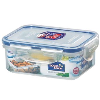 Lock & Lock HPL 806 Caixa Retangular 0,35 l Transparente - 1
