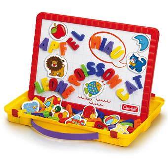 Conjunto de Quadro com Letras Magnéticas Quercetti Magnetino | 66 Peças - 1