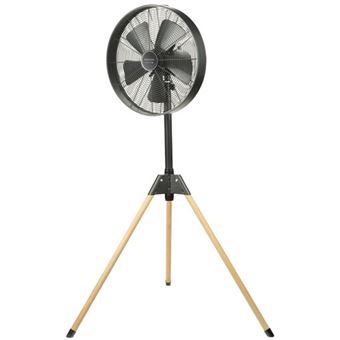 Ventoinha de Chão ALPATEC Bergen Forest | 3 Velocidades | 50 W | Preto, Madeira - 1