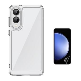 Kit Capa Traseira Super Proteção + Película de Hydrogel Frente Transparente GIFT4ME para Samsung Galaxy S25 Edge | Transparente - 1