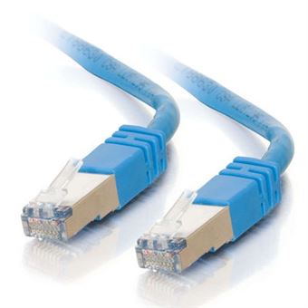 cabo de rede LOGON SSTP Cat6a  5 m Azul - 1