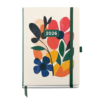 Agenda Diária A5 2026 Miquelrius Plus Natura Mini Garden com Elástico - 1