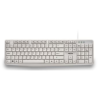 Teclado com Fios NGS HERITAGE | Idioma: Espanhol | Branco - 1